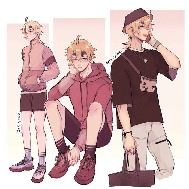 The character Thoma from the game Genshin Impact.